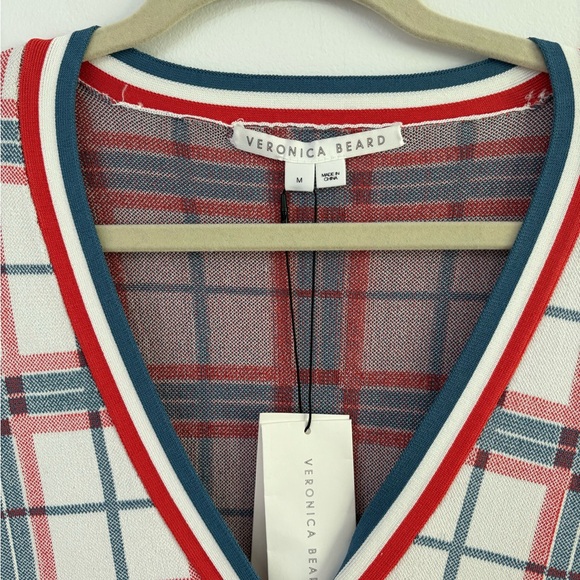 NWT Veronica Beard Merle Cardigan Plaid - Picture 5 of 9